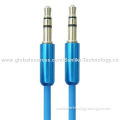Aux Cables with 3.5 Jack to Jack, Slim Metal Shell, 3.5 Male - 3.5 Male Port